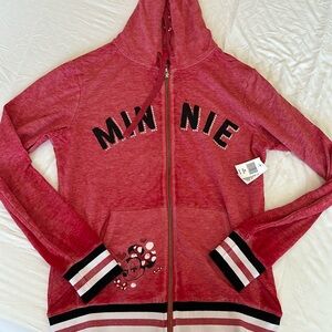 Minnie Mouse zip up hoodie